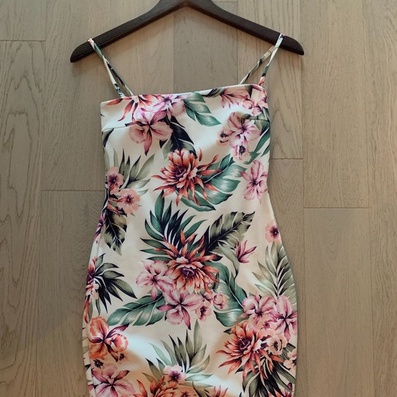 Floral Print Mini Dress - Picture 1 of 2